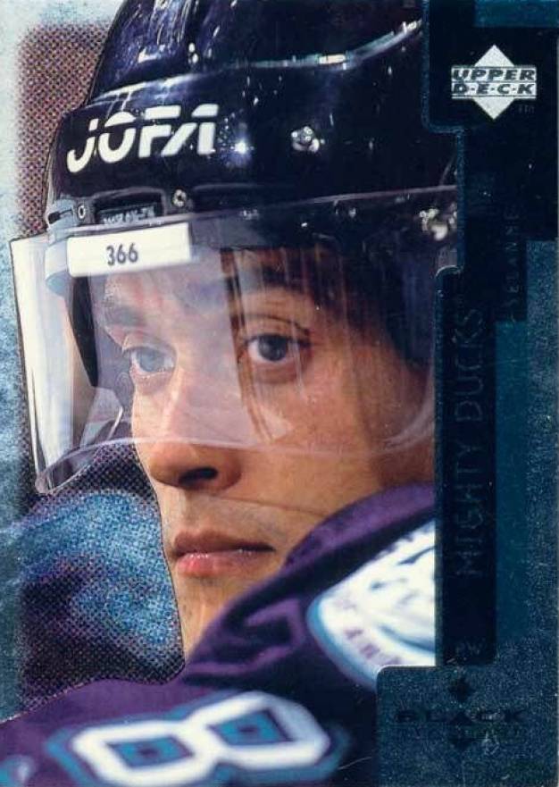 1997 Upper Deck Black Diamond Teemu Selanne #95 Hockey Card