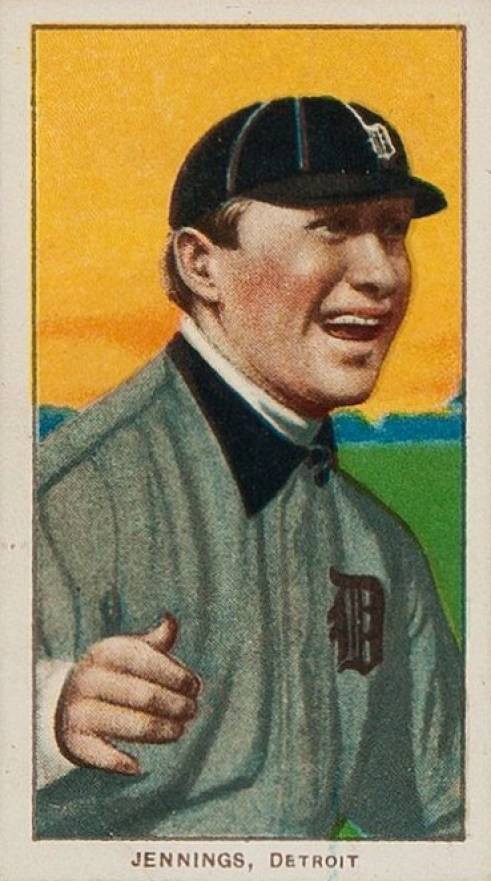 1909 White Borders Piedmont 350  Jennings, Detroit #232 Baseball Card