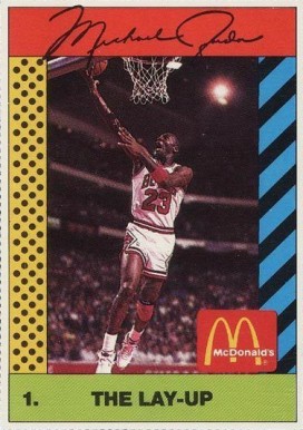 1990 McDonald's Michael Jordan Michael Jordan #1 Basketball Card