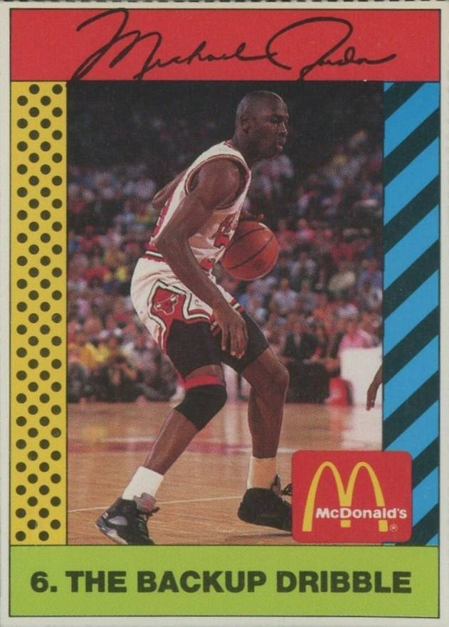 1990 McDonald's Michael Jordan Michael Jordan #6 Basketball Card