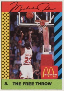 1990 McDonald's Michael Jordan Michael Jordan #8 Basketball Card
