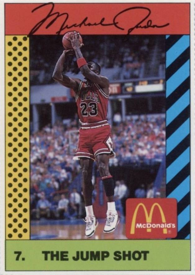 1990 McDonald's Michael Jordan Michael Jordan #7 Basketball Card