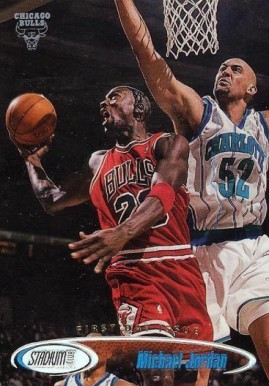 1998 Stadium Club 1st Day Issue Michael Jordan #62 Basketball Card