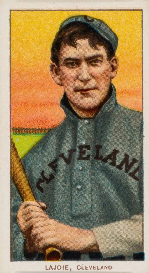 1909 White Borders Piedmont 350  Lajoie, Cleveland #271 Baseball Card