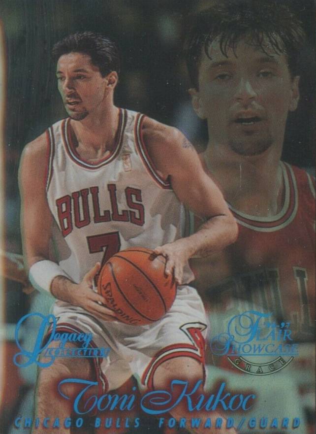 1996 Flair Showcase Legacy Collection Toni Kukoc #48 Basketball Card