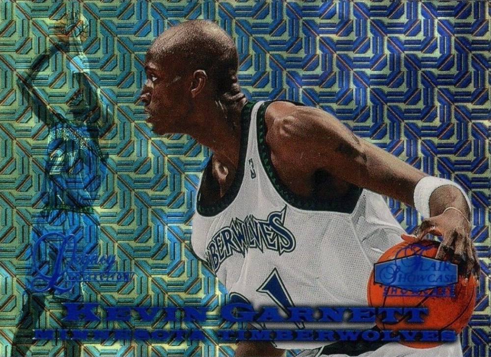 1997 Flair Showcase Legacy Collection Kevin Garnett #4 Basketball Card