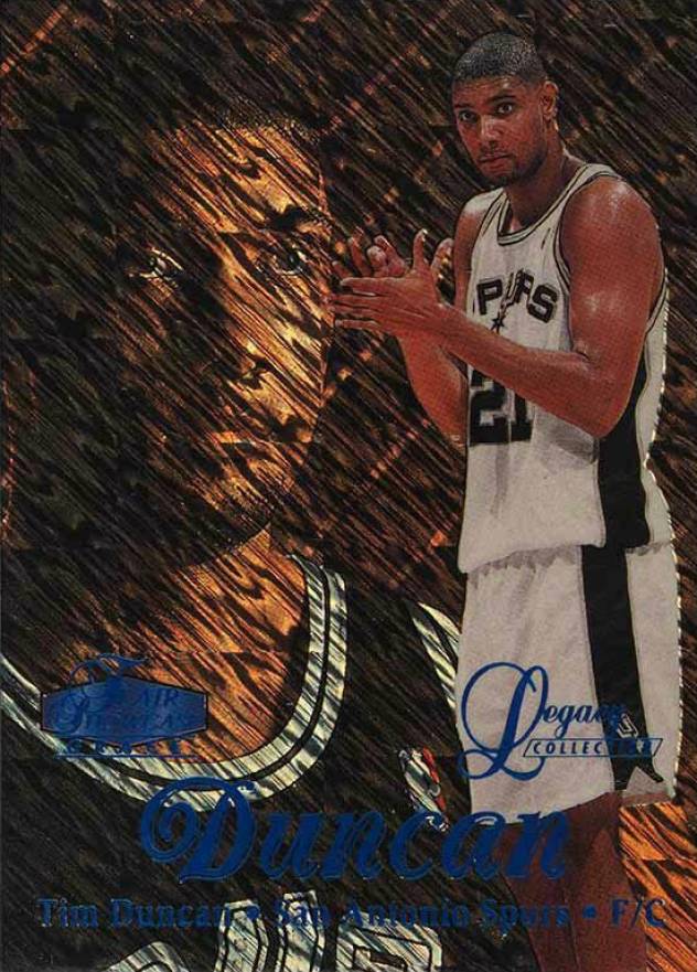 1997 Flair Showcase Legacy Collection Tim Duncan #5 Basketball Card
