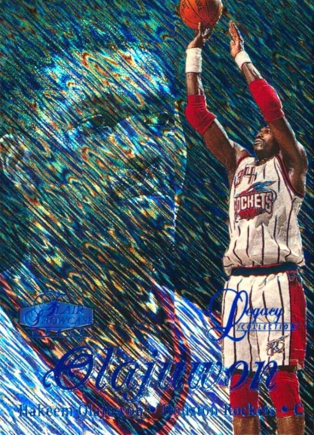 1997 Flair Showcase Legacy Collection Hakeem Olajuwon #28 Basketball Card