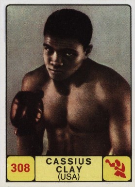 1968 Panini Campioni Dello Sport Cassius Clay #308 Other Sports Card