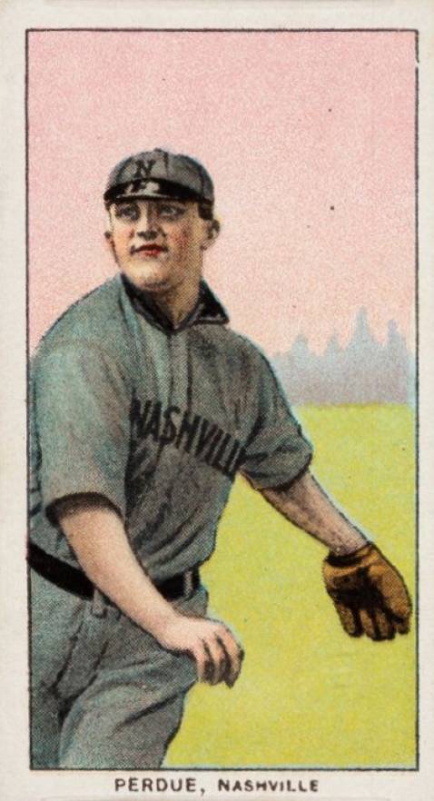 1909 White Borders Piedmont 350  Perdue, Nashville #385 Baseball Card