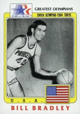 1983 Topps Greatest Olympians Bill Bradley #9 Basketball Card