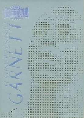 1997 Metal Universe Platinum Portraits Kevin Garnett #8 Basketball Card