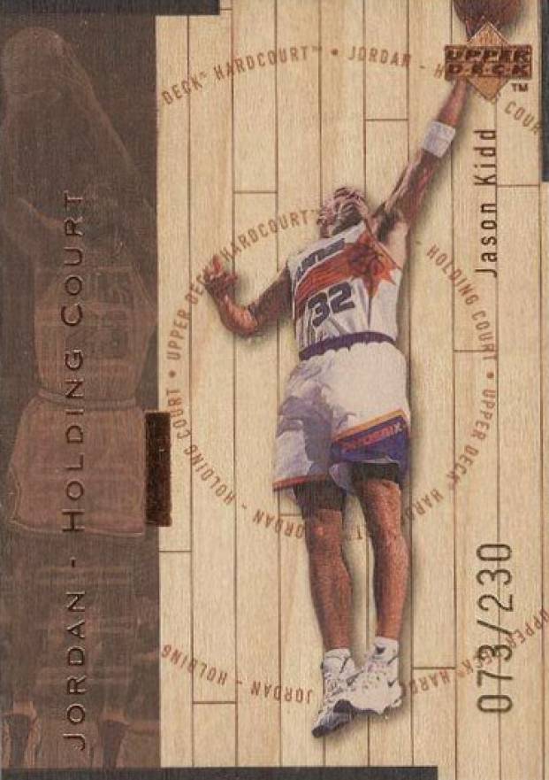 1998-99 Upper Deck Hardcourt - Jordan - Holding Court - Red #J6