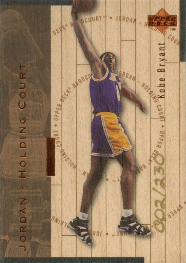 1998 Upper Deck Hardcourt Jordan Holding Court Kobe Bryant/Michael Jordan #J13 Basketball Card
