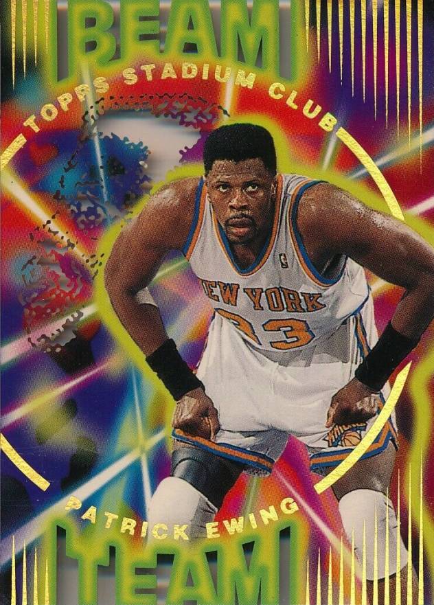 1995 Stadium Club Beam Team Patrick Ewing #B17 Basketball Card