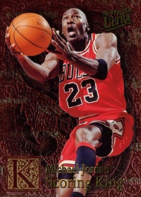1996 Ultra Scoring Kings Michael Jordan #4 Basketball Card