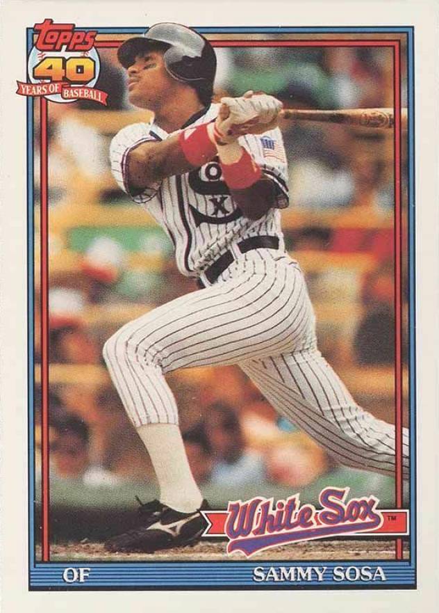 1991 O-Pee-Chee Sammy Sosa #414 Baseball Card