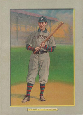 1911 Turkey Reds CLARKE, Pittsburg #8 Baseball Card