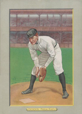 1911 Turkey Reds DOOIN, Phila. Nat'L #14 Baseball Card