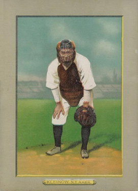 1911 Turkey Reds KLEINOW, N.Y. Amer. #21 Baseball Card