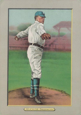 1911 Turkey Reds RUCKER, Brooklyn #34 Baseball Card