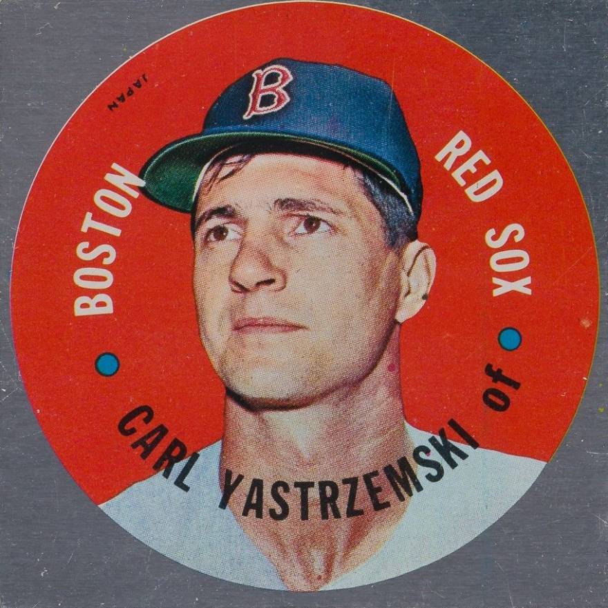 1968 Topps Discs Carl Yastrzemski # Baseball Card