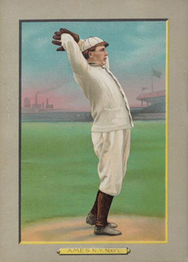 1911 Turkey Reds AMES, N.Y. Nat'L #77 Baseball Card