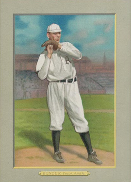 1911 Turkey Reds BENDER, Phila. Amer. #80 Baseball Card