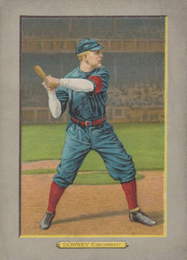 1911 Turkey Reds DOWNEY, Cincinnati #91 Baseball Card