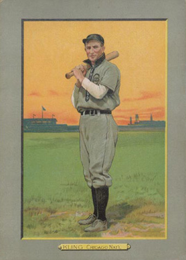 1911 Turkey Reds KLING< Chicago Nat'L #102 Baseball Card