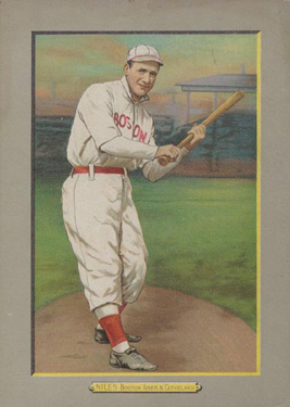 1911 Turkey Reds NILES, Boston Amer. & Cleveland #111 Baseball Card