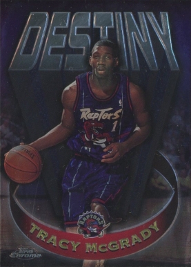 1997 Topps Chrome Destiny Tracy McGrady #D6 Basketball Card