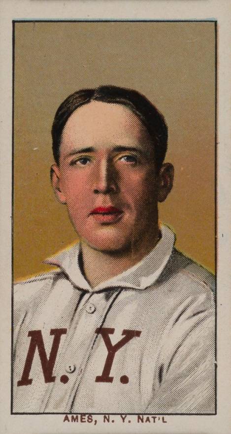 1909 White Borders Piedmont 350  Ames, N.Y. Nat'L #9 Baseball Card