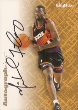 1996 Skybox Premium Autographics Michael Finley # Basketball Card