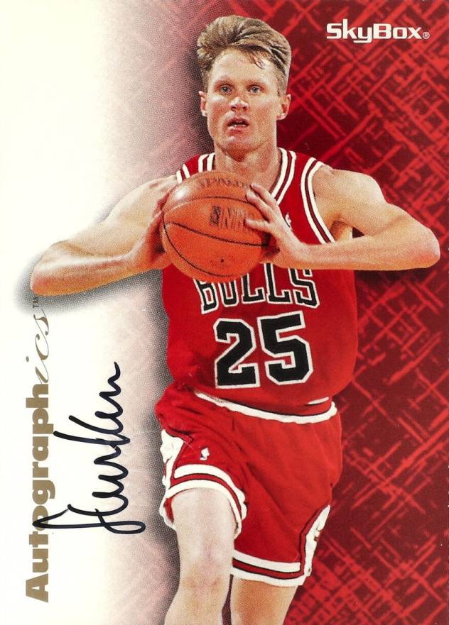 1996 Skybox Premium Autographics Steve Kerr # Basketball Card