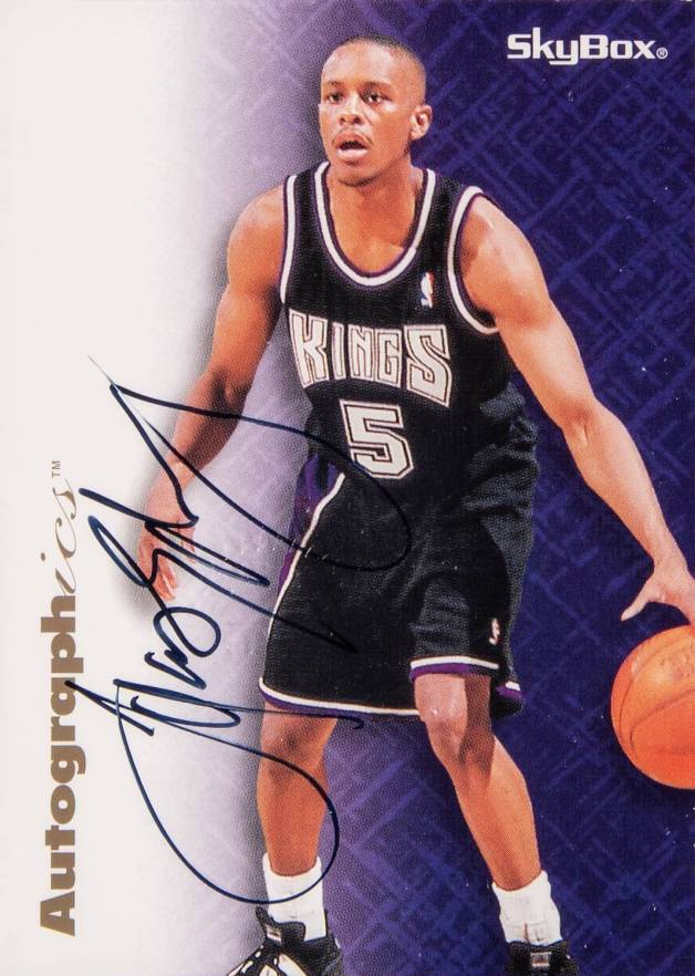 1996 Skybox Premium Autographics Tyus Edne # Basketball Card