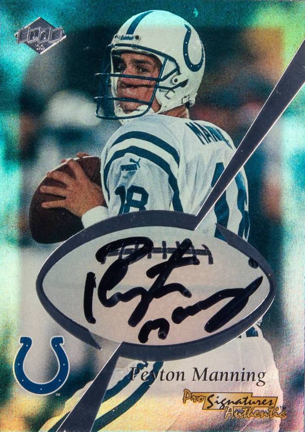 1999 Collector's Edge Masters Prosign Autograph Peyton Manning # Football Card