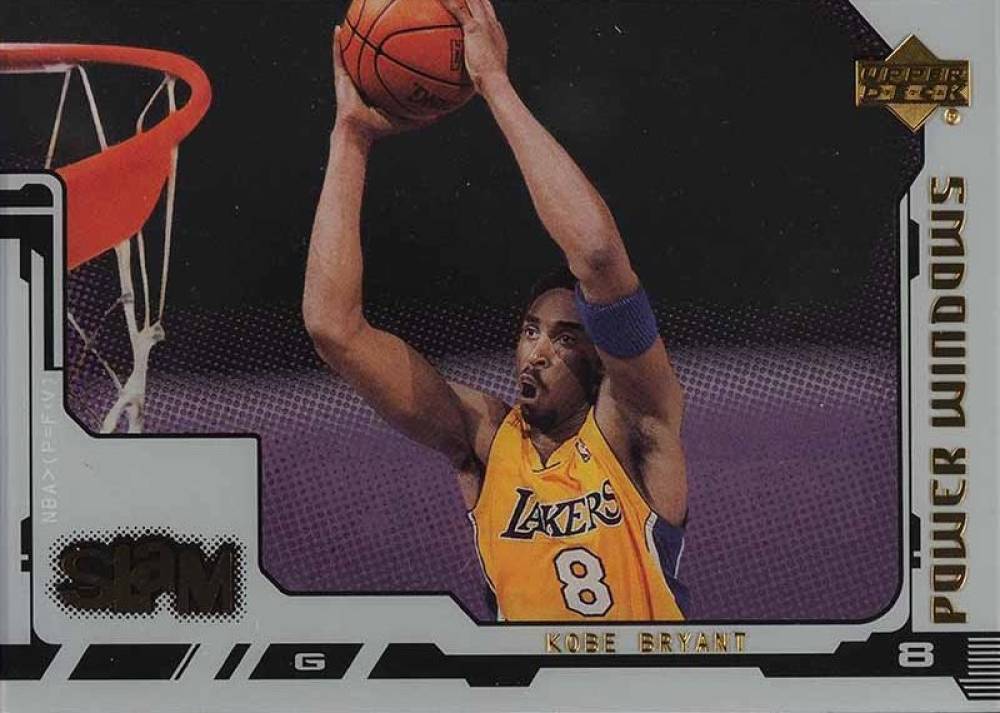 2000 Upper Deck Slam Power Windows Kobe Bryant #PW4 Basketball Card