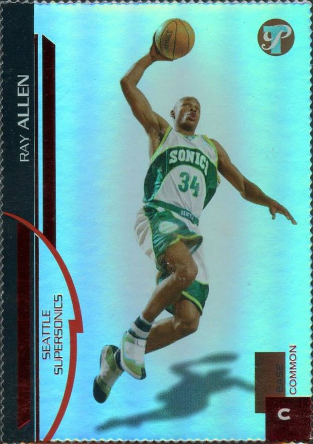 2005 Topps Pristine Ray Allen #1 Basketball Card