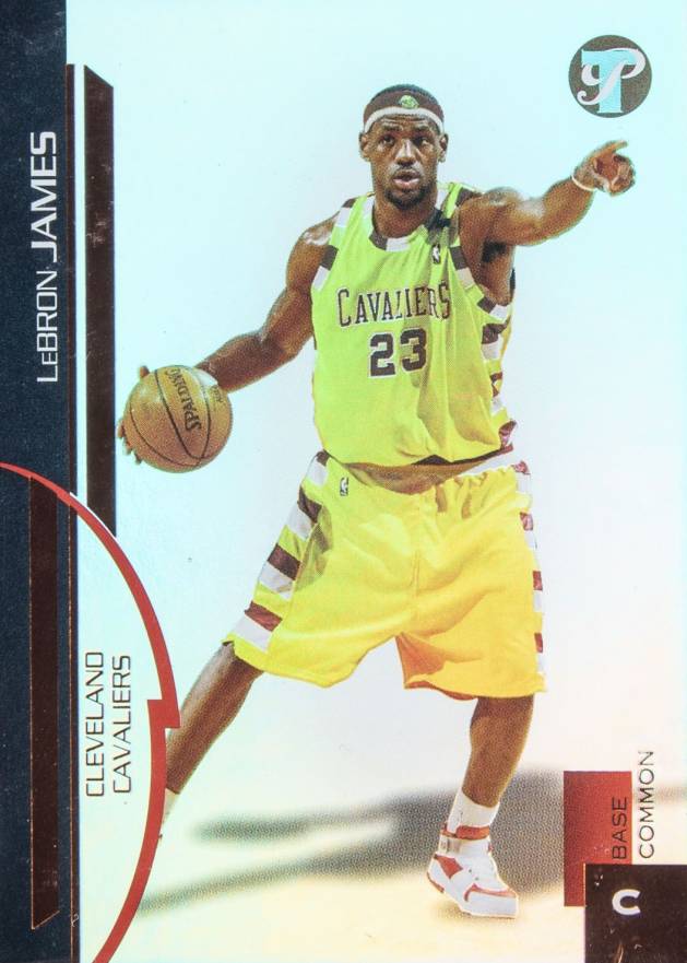 2005 Topps Pristine LeBron James #63 Basketball Card