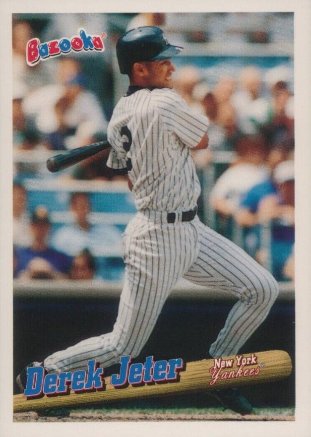 1996 Bazooka Derek Jeter #80 Baseball Card