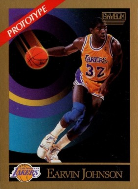 1990 Skybox Prototype Magic Johnson #138 Basketball Card