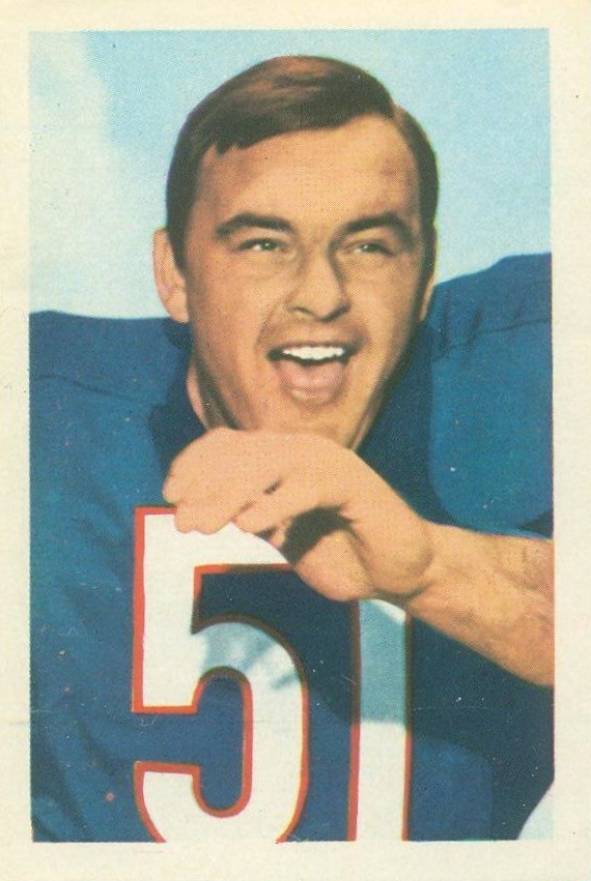 1972 NFLPA Wonderful World Stamps Dick Butkus #46 Football Card