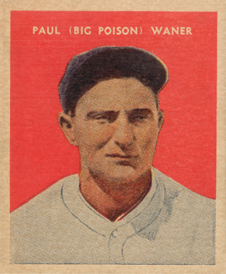 1932 U.S. Caramel Paul (Big Poison) Waner #2 Baseball Card