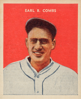 1932 U.S. Caramel Earl B. Combs #5 Baseball Card