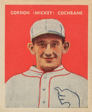 1932 U.S. Caramel Gordon (Mickey) Cochrane #12 Baseball Card