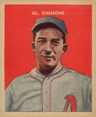 1932 U.S. Caramel Al Simmons #17 Baseball Card