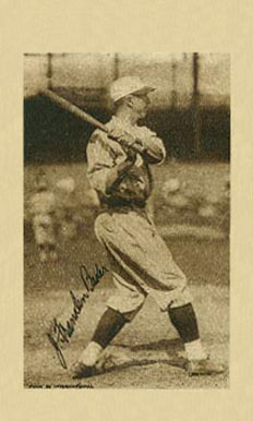 1923 Willard Chocolate J. Franklin Baker #5 Baseball Card