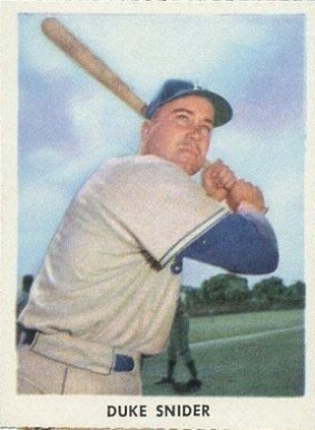 1955 Golden Stamps Brooklyn Dodgers  Duke Snider #17 Baseball Card