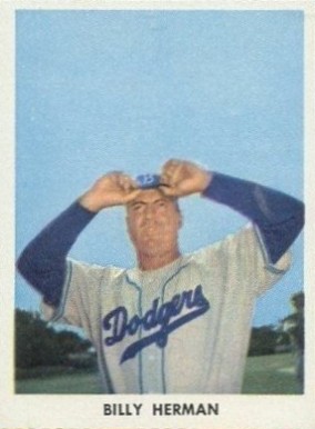 1955 Golden Stamps Brooklyn Dodgers  Billy Herman #27 Baseball Card